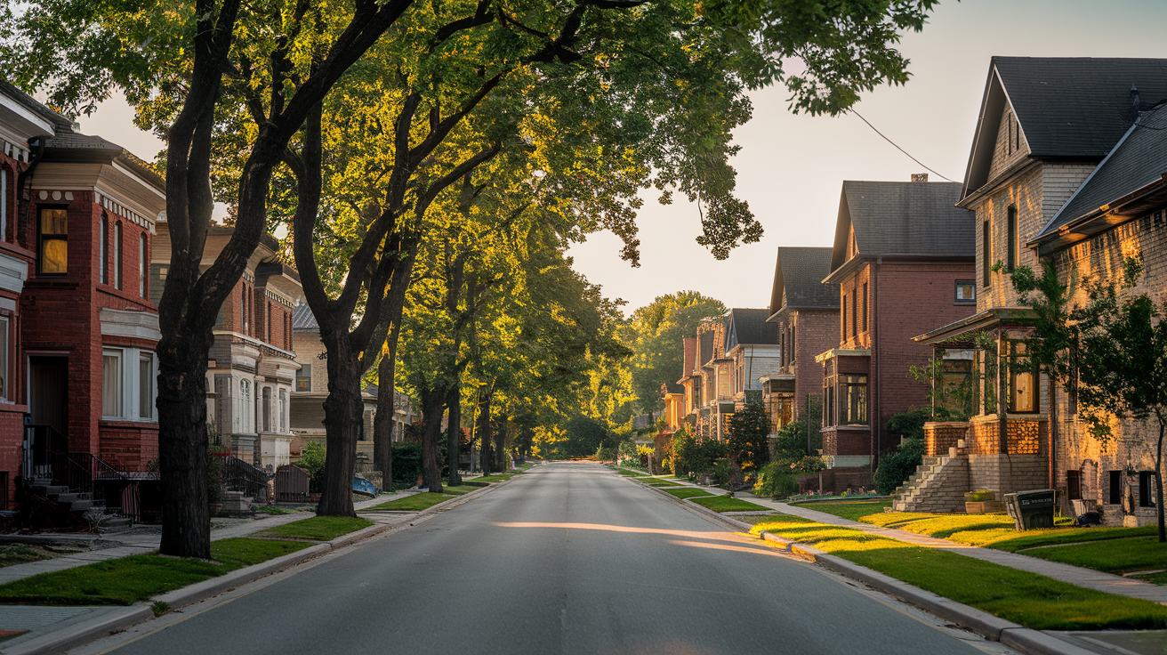 East Hamilton residential street